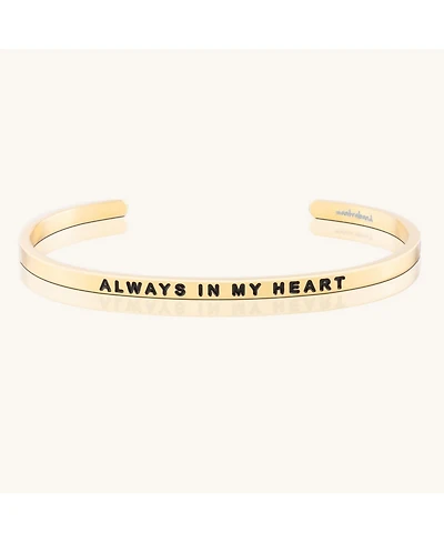 Mantra Always In My Heart Bracelets Yellow Gold / Within