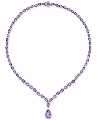 Amethyst (28 ct. t.w.) Statement Necklace in Sterling Silver