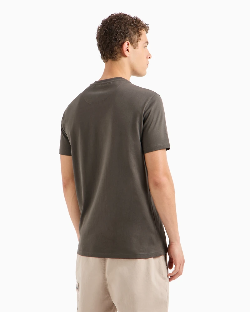 A|X Armani Exchange Men's Short Sleeve Crewneck Eagle Graphic T-Shirt