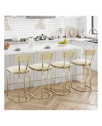 gaomon Home Bar Stools Set Of 4, Counter Height Bar Stools For Kitchen Counter, Island Chairs For Dining Table, Tall Barstools For Kitchen
