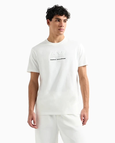 A|X Armani Exchange Men's Classic Fit Short Sleeve Logo Graphic T-Shirt