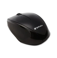 Verbatim 97992 Wireless Multi-Trac Blue Led Mouse, 2.4GHz, 32.8 ft Range, Ambidextrous – Black