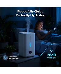 Household Air Purifier, True Hepa Air Purifier & Filter for Allergens, Pets, Smoke