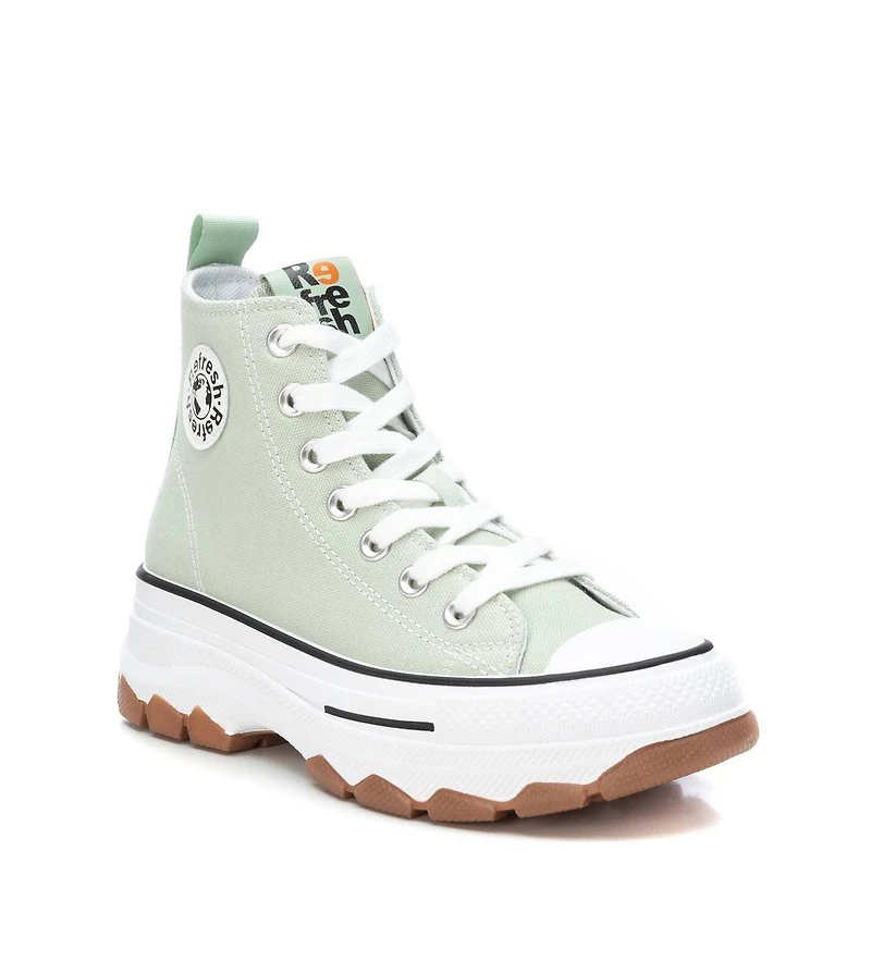 Xti Women's High Top Canvas Sneakers Refresh Collection