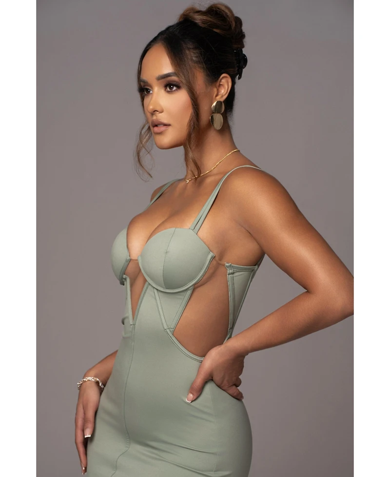 Jluxlabel Women's Enchantment Bustier Maxi Dress