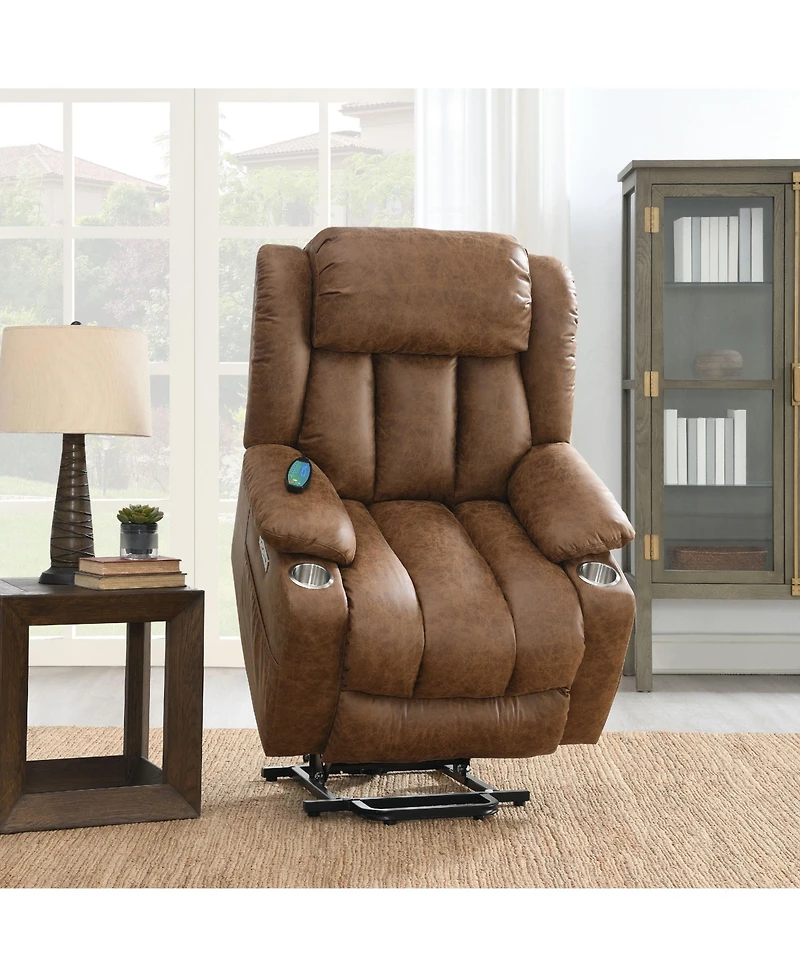 Sumyeg Power Lift Recliner with Heating and Massage
