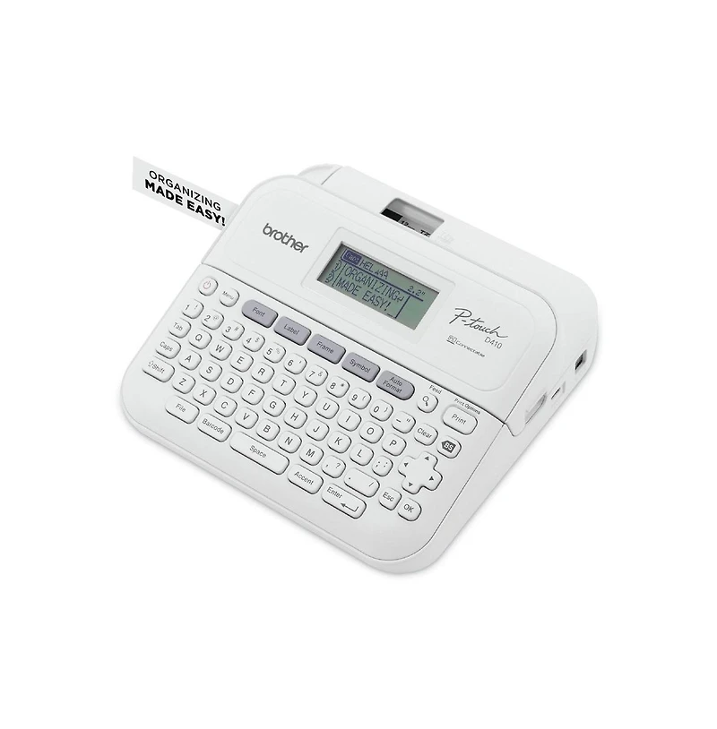 Brother P-Touch Pt-D410 8.9 in. x 3.9 in. x 12.3 in. 20 mm/s Advanced Connected Label Maker