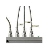 Brother P-Touch TZEFX231 0.47 in. x 26.2 ft. Flexible Id Tape - Black on White