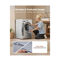 Slickblue Convertible Kids Sofa with Armrests, Folds into Lounger for Room