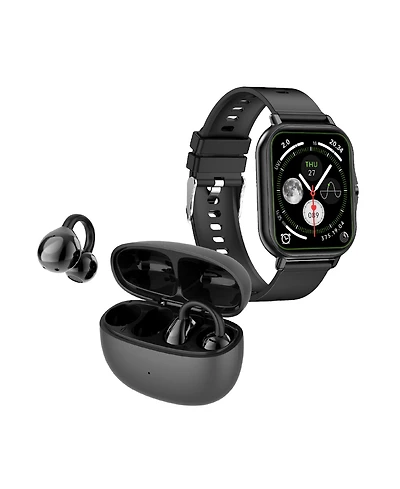 Pursonic Smart Lifestyle Bundle: True Wireless Stereo Earbuds & All-in-One Bluetooth Smart Watch