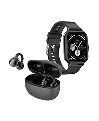 Pursonic Smart Lifestyle Bundle: True Wireless Stereo Earbuds & All-in-One Bluetooth Smart Watch