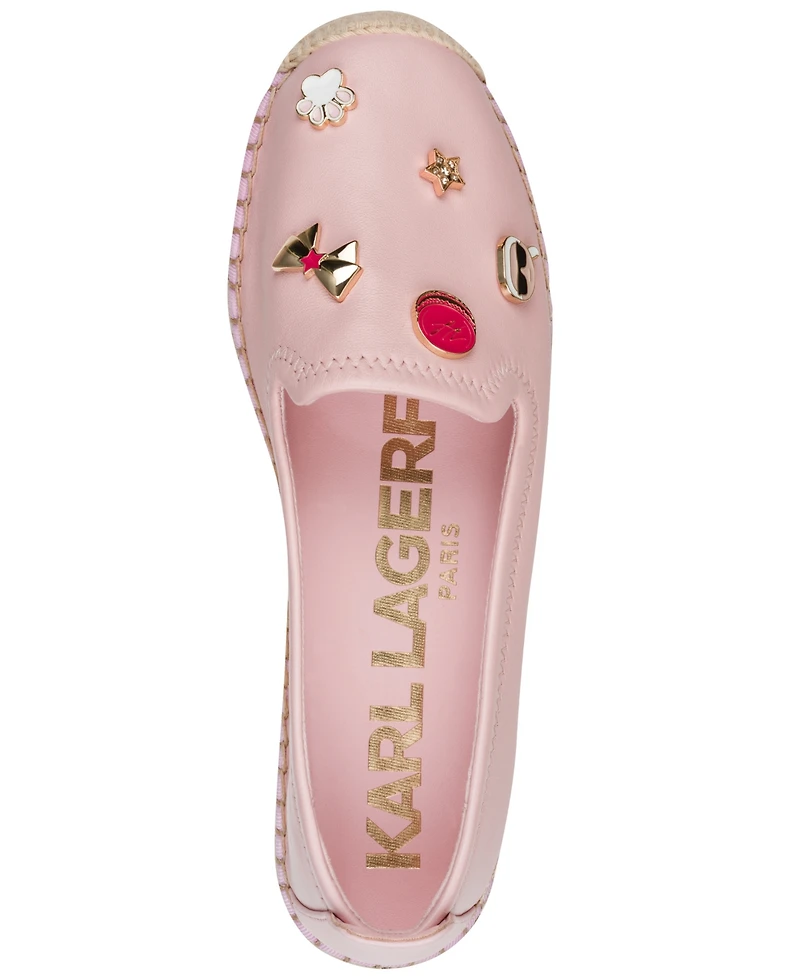 Karl Lagerfeld Paris Women's Michaela Espadrille Flats