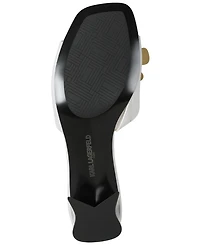 Karl Lagerfeld Paris Women's Sandreea Floral Heeled Sandals