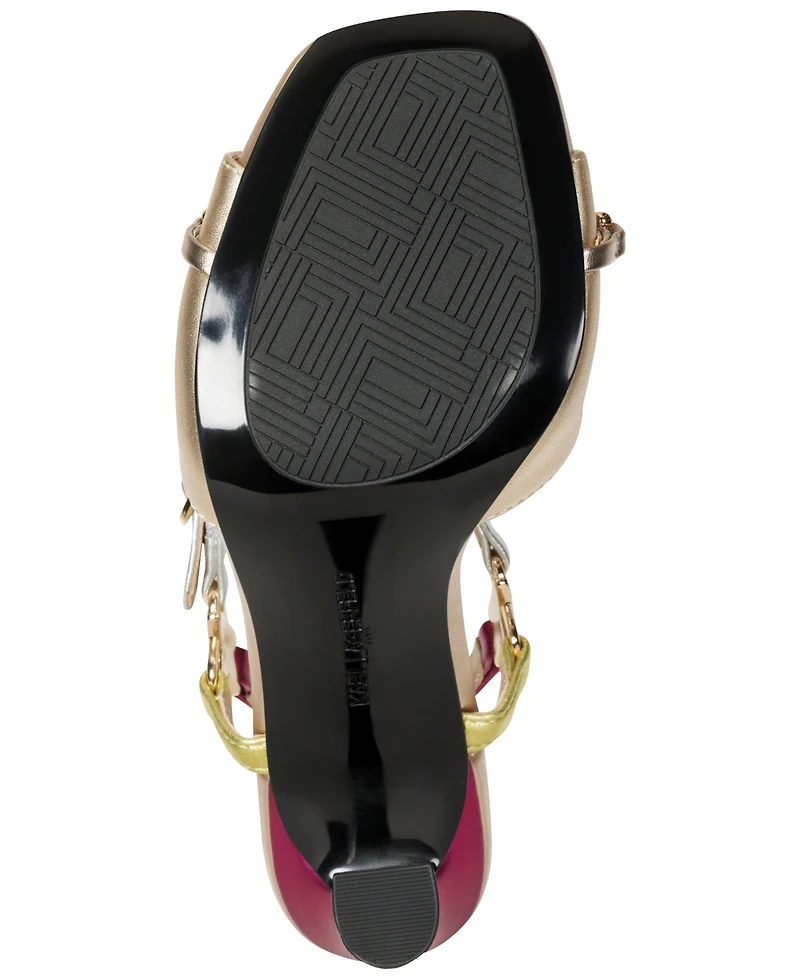 Karl Lagerfeld Paris Women's Danessa Buckle Sandals