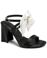 Karl Lagerfeld Paris Women's Sashira Square Toe Sandals