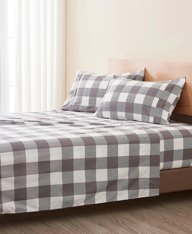 Linery & Co. Ultra-Soft Brushed Printed Microfiber Sheet Set