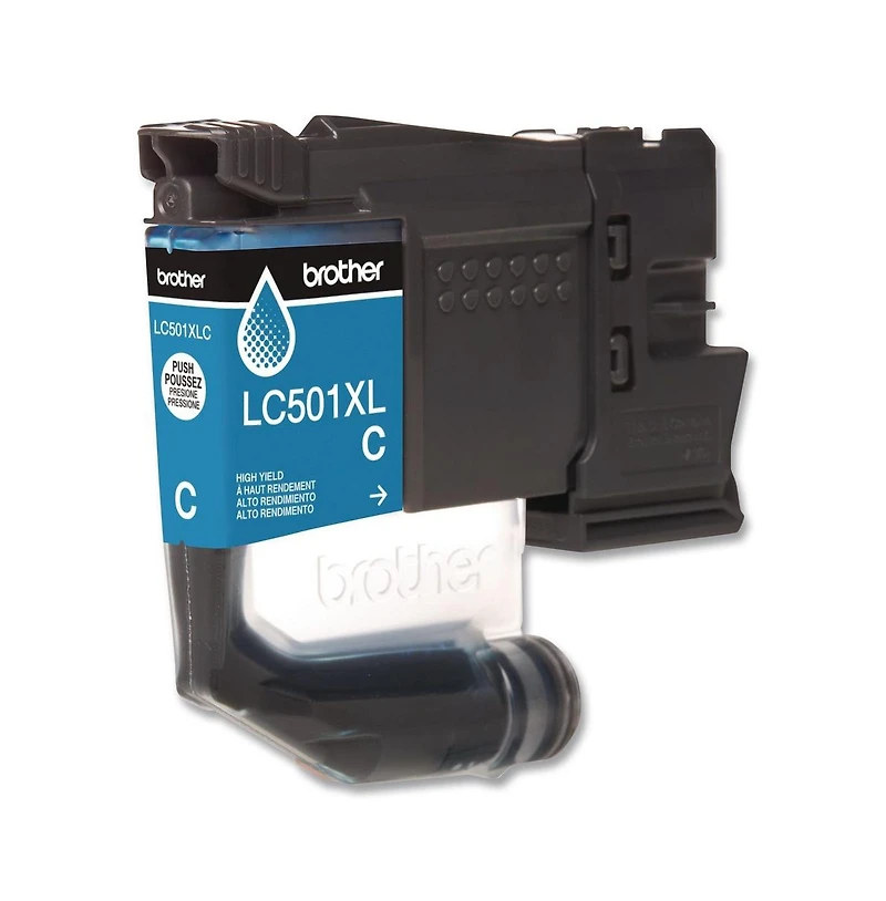 Brother LC501XLCS 500 Page-Yield High-Yield Ink - Cyan