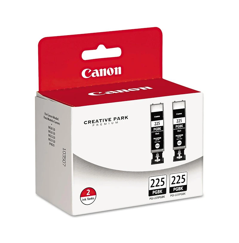 Canon 4530B007 (Pgi-225) Ink - Black (2/Pack)