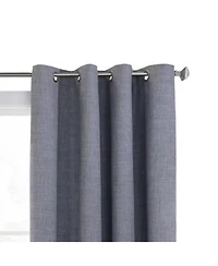 Commonwealth Maya Grommet Curtain Panel Window Dressing - 52x95", Blue