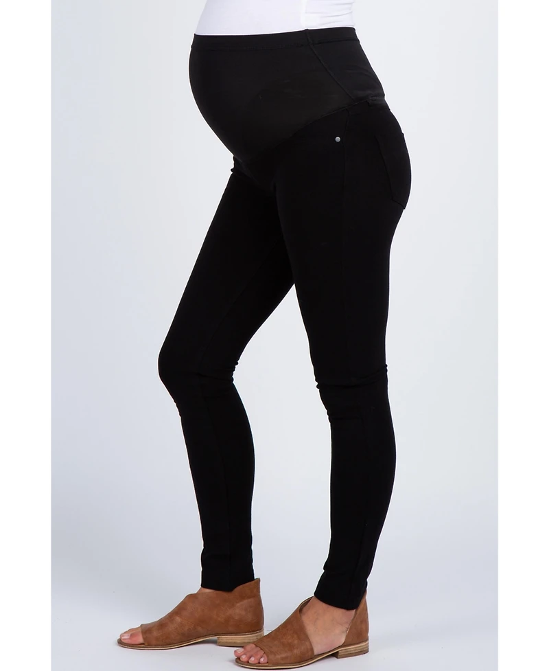 Pinkblush Maternity Black Solid Basic Jeggings