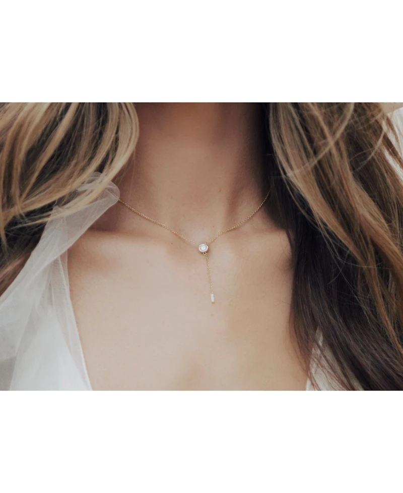 Untamed Petals Pilar Crystal Drop Pendant