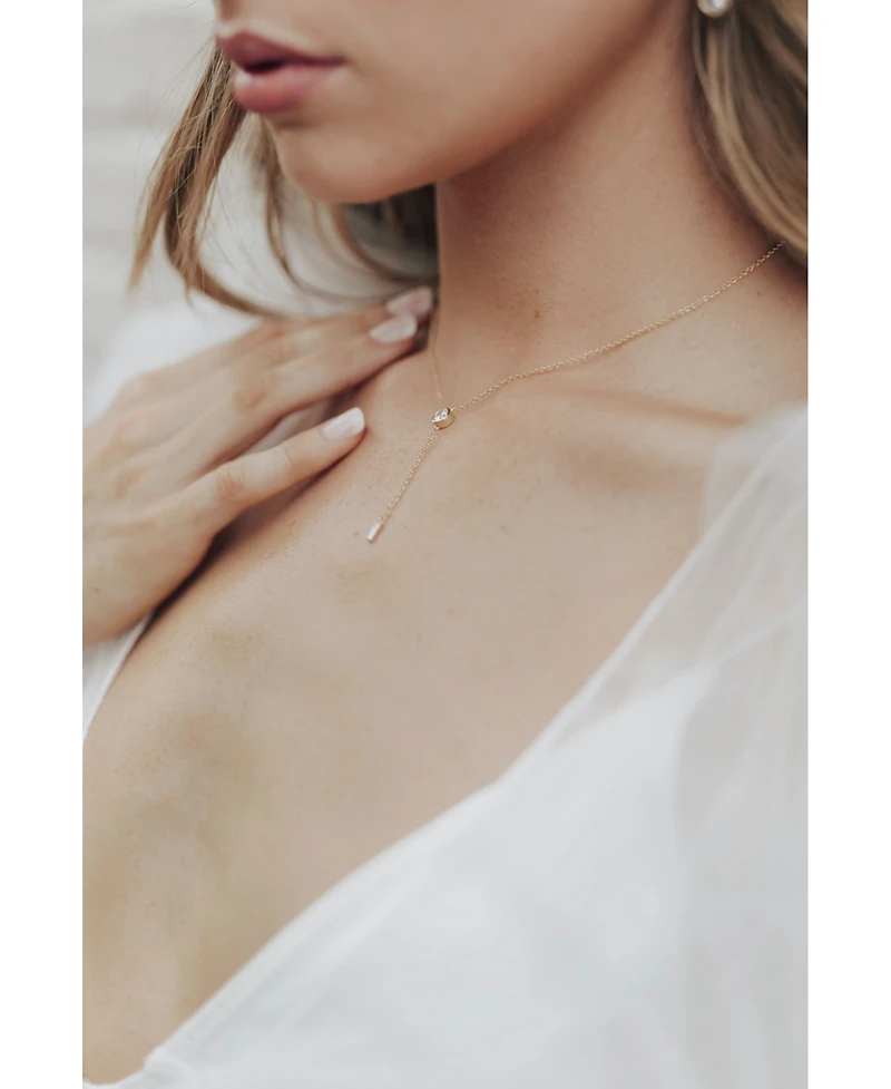 Untamed Petals Pilar Crystal Drop Pendant