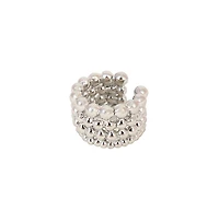 Women's The Dewdrop Statement Ring - Chrome Silver