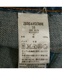 Pre-Owned Zadig & Voltaire Women's Blue Denim Juny Skirt