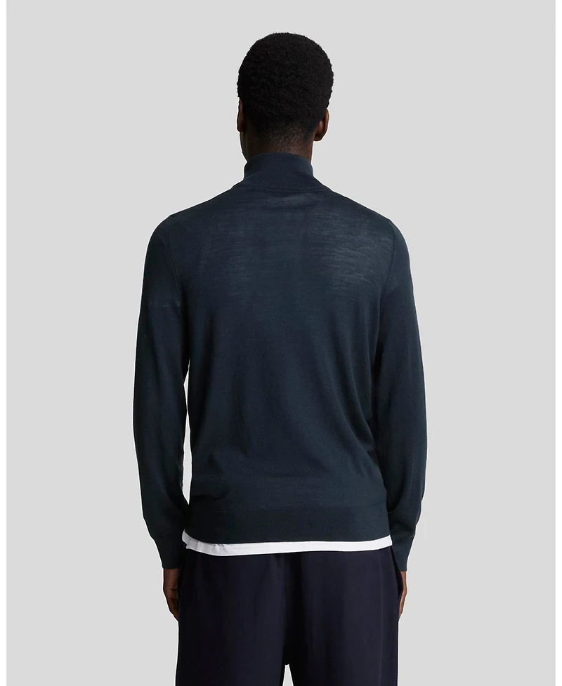 Lyle & Scott Men's Eagle Merino Quarter Zip Sweater