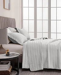 Linery & Co. Channel Stitch Microfiber Quilt Set With Shams