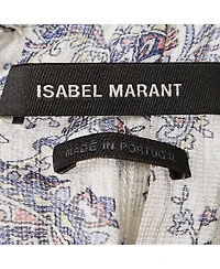 Pre-Owned Isabel Marant Women's Multicolor Silk Ruffled Top