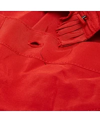Pre-Owned Zadig & Voltaire Women's Red Silk Ruffled Taccora Blouse
