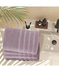 Hearth & Harbor Luxury Soft Absorbent 100% Ring Spun Cotton Bath Towels for Bathroom, Shower, Spa - 4 Piece Towel Set