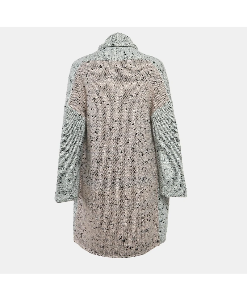 Pre-Owned Zadig & Voltaire Women's Grey Knit Open Front Cardigan