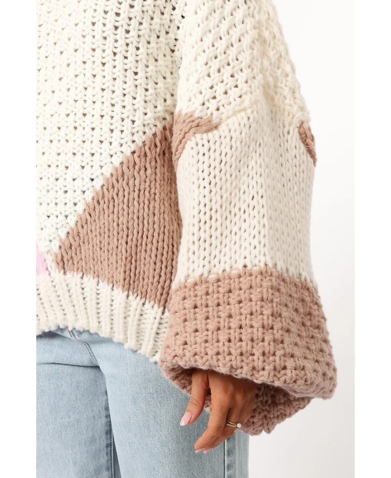 Petal and Pup Women's Koda Pattern Knit Sweater