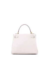 Pre-Owned HERMES Kelly 25 Handbag Light Togo with Gold Hardware