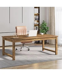 Tribesigns Modern Computer Desk, 63 x 31.5 inch Large Office Desk Computer Table Study Writing Table