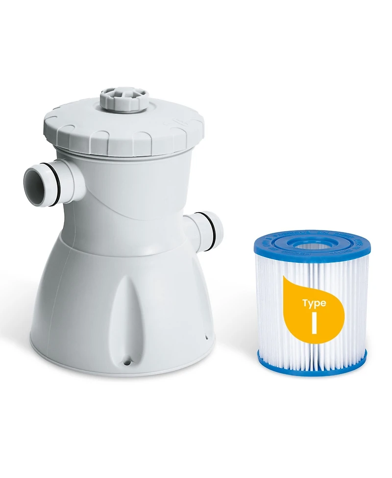 Funsicle 12'x30" Sea-Thru QuickSet Inflatable Ring Top Outdoor Above Ground Pool