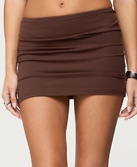 Edikted Women's Aisha Low Rise Mini Skirt