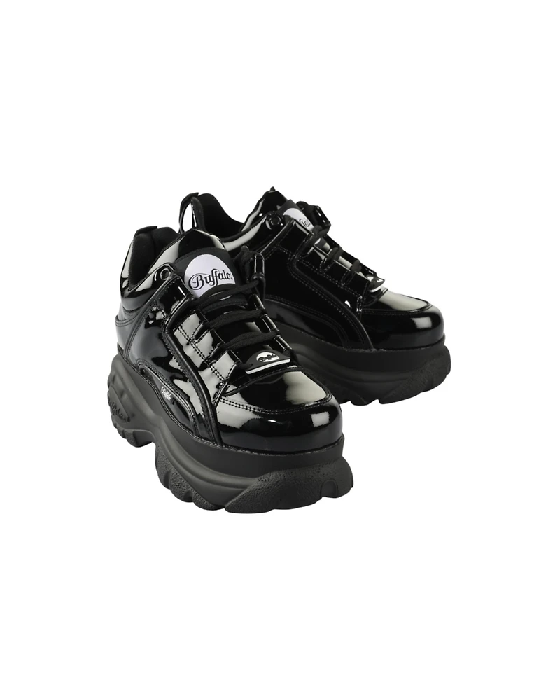 Buffalo Boots Women's Classic Low Patent Leather Sneaker