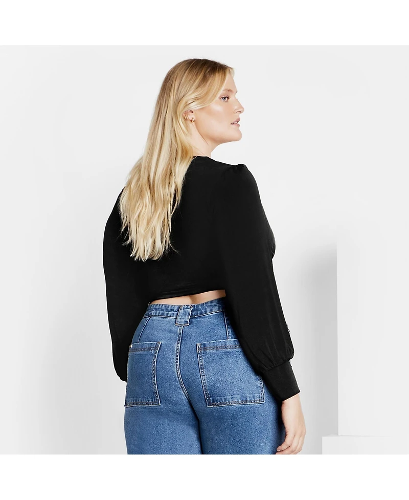 City Chic Women's Plus Baylee Top