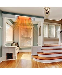 Costway 1500W Wall-Mounted Infrared Heater Indoor & Outdoor Electric Heater