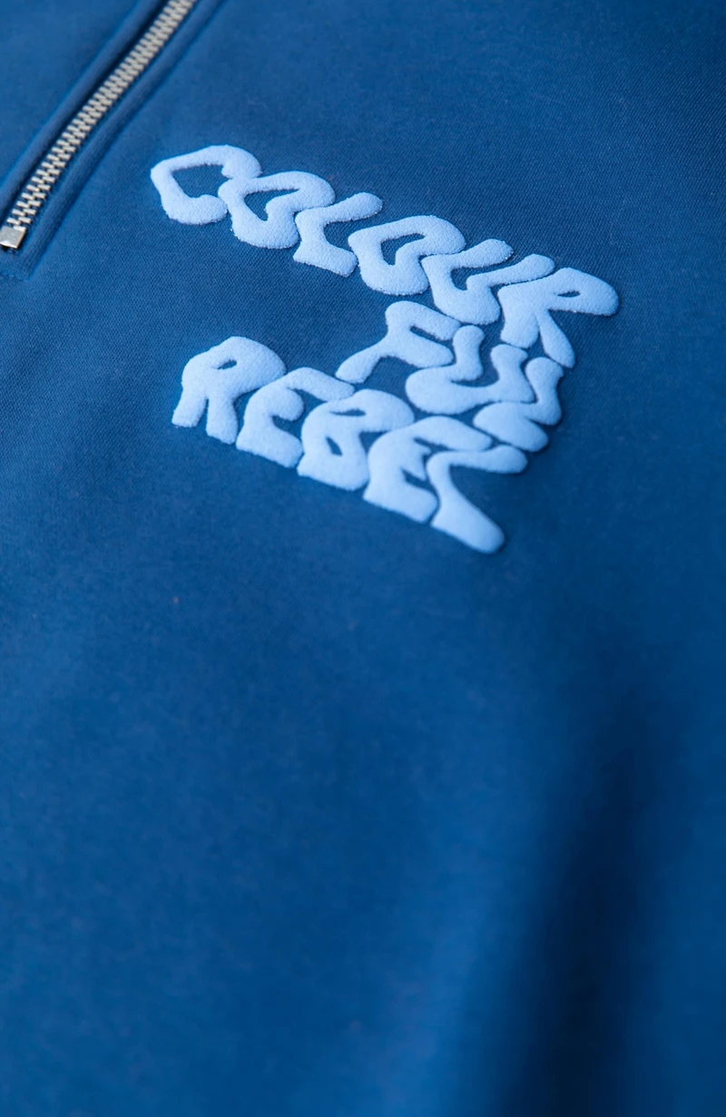 Colourful Rebel Women's Uni Logo Wave Relaxed Zip Sweat