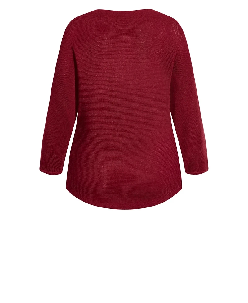 City Chic Plus Romance Sweater