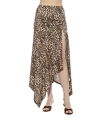 Alexia Admor Women's Kennedy Ruched Stretch Handkerchief Skirt