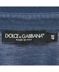 Pre-Owned Dolce & Gabbana Men's Cotton Pique Polo T-Shirt