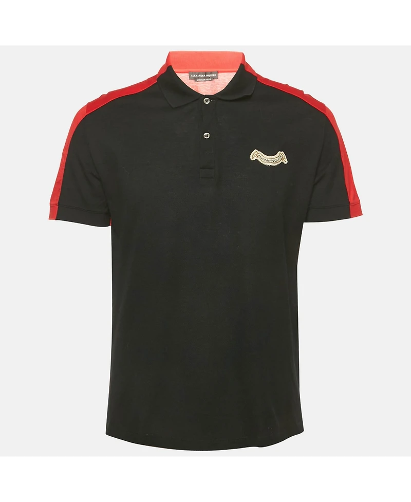 Pre-Owned Alexander Mcqueen Men's Color blocked Polo T-Shirt