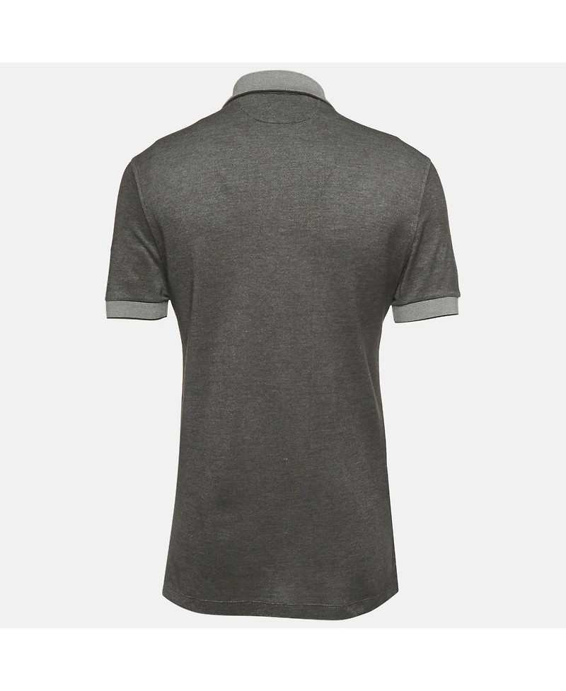 Pre-Owned Tom Ford Men's Cotton & Silk Pique Polo T-Shirt