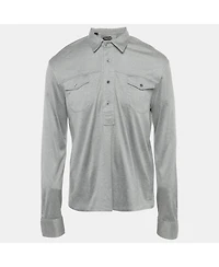 Pre-Owned Tom Ford Men's Cotton Long Sleeve Polo T-Shirt