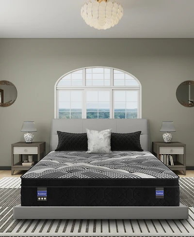 Spring Air Back Supporter Francesca 13.5" Hybrid Plush Euro Top Mattress Set, Full